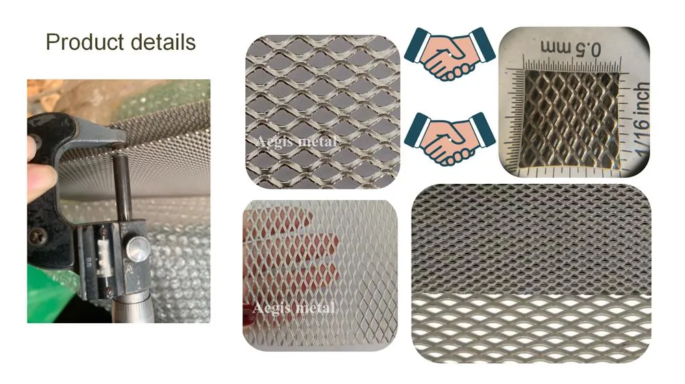 Various Sizes Portable Hydrogen Water Generator Bottle Titanium Expanded Mesh Sheet