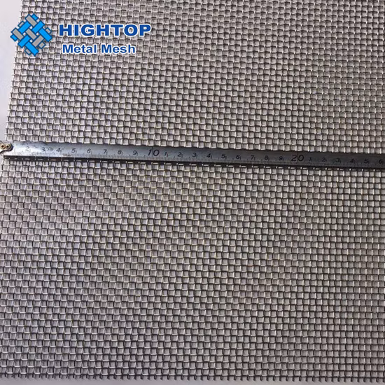 10 ミクロン 20 40 60 80 100 150 200 メッシュ 75 ミクロンのチタン編まれた金網シート